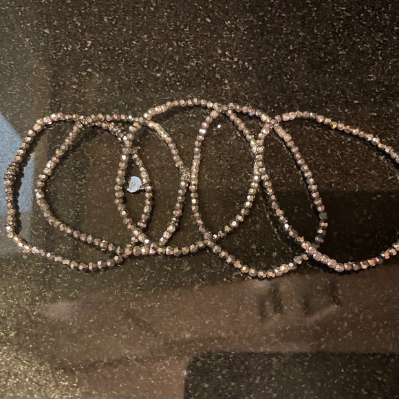 Stella & Dot Stretch Metallic Bracelets - Picture 2 of 3